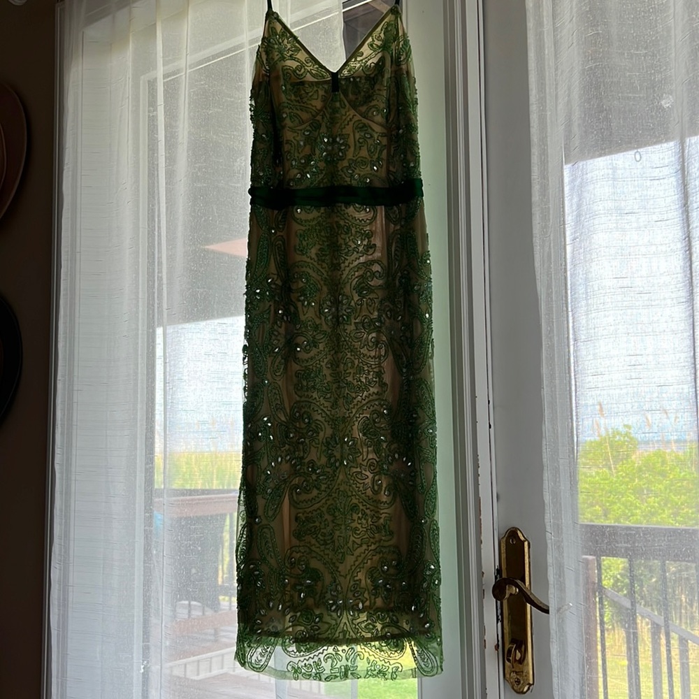 Beaded midi gown